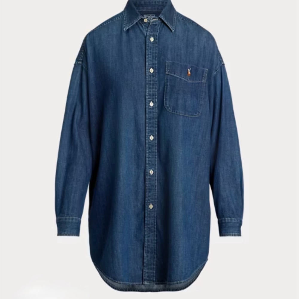 Polo Ralph Lauren Oversized Denim Shirt - Small
